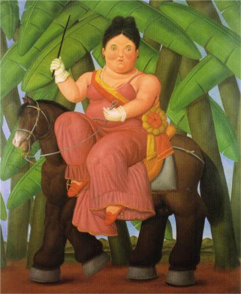 The President and First Lady - Botero