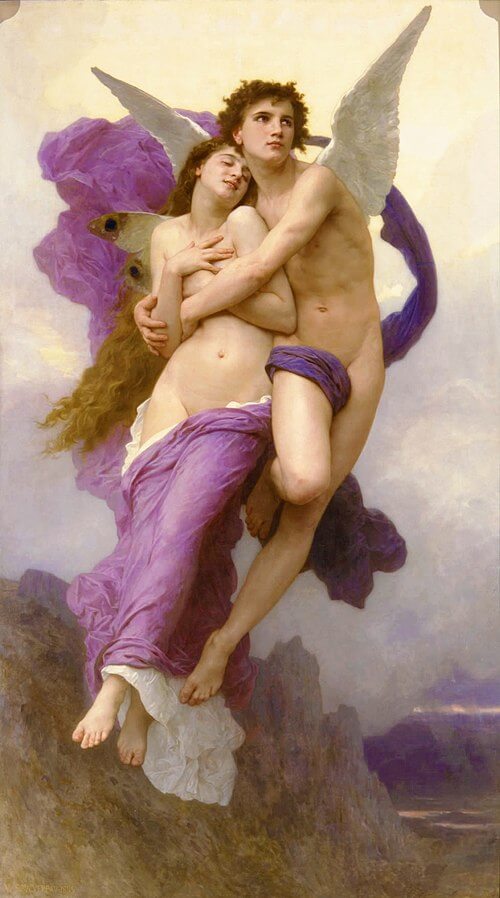 The Rapture of Psyche - William Adolphe Bouguereau