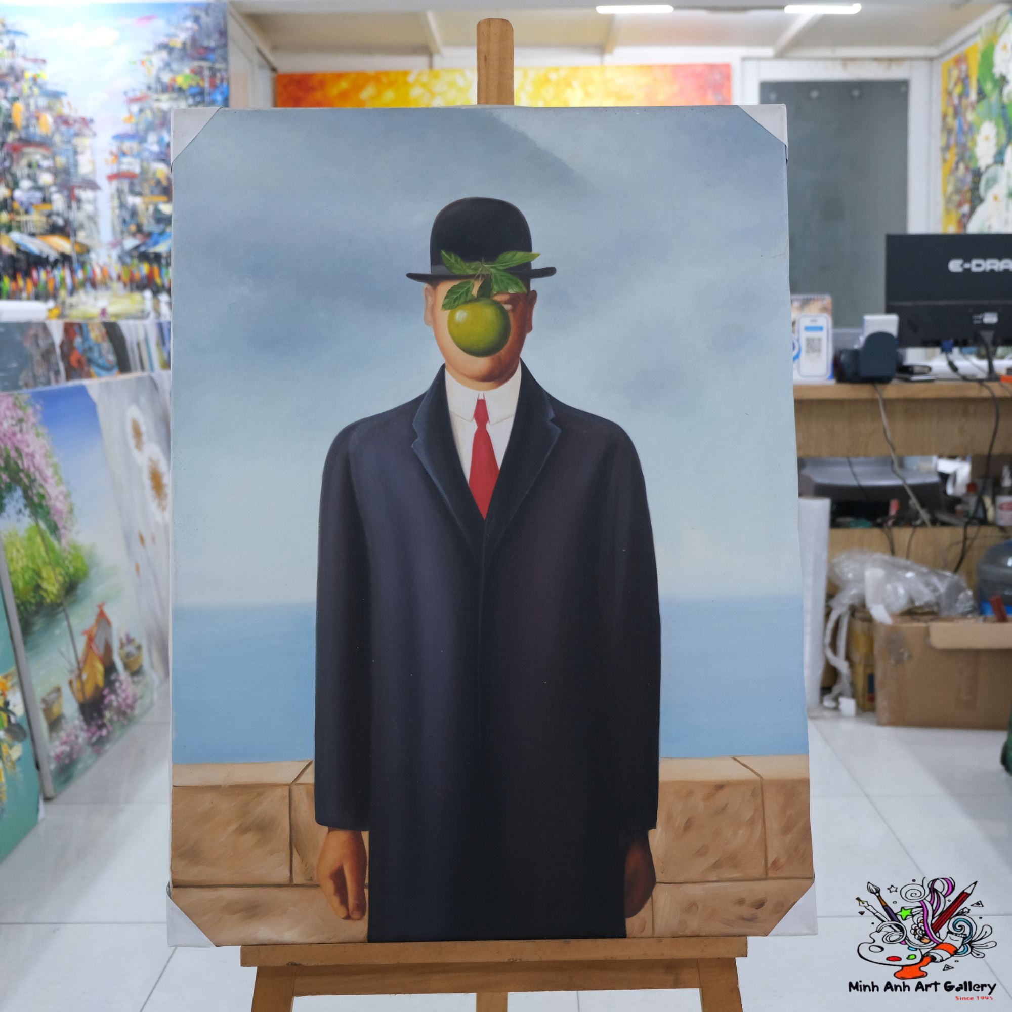 The Son Of Man by Rene Magritte