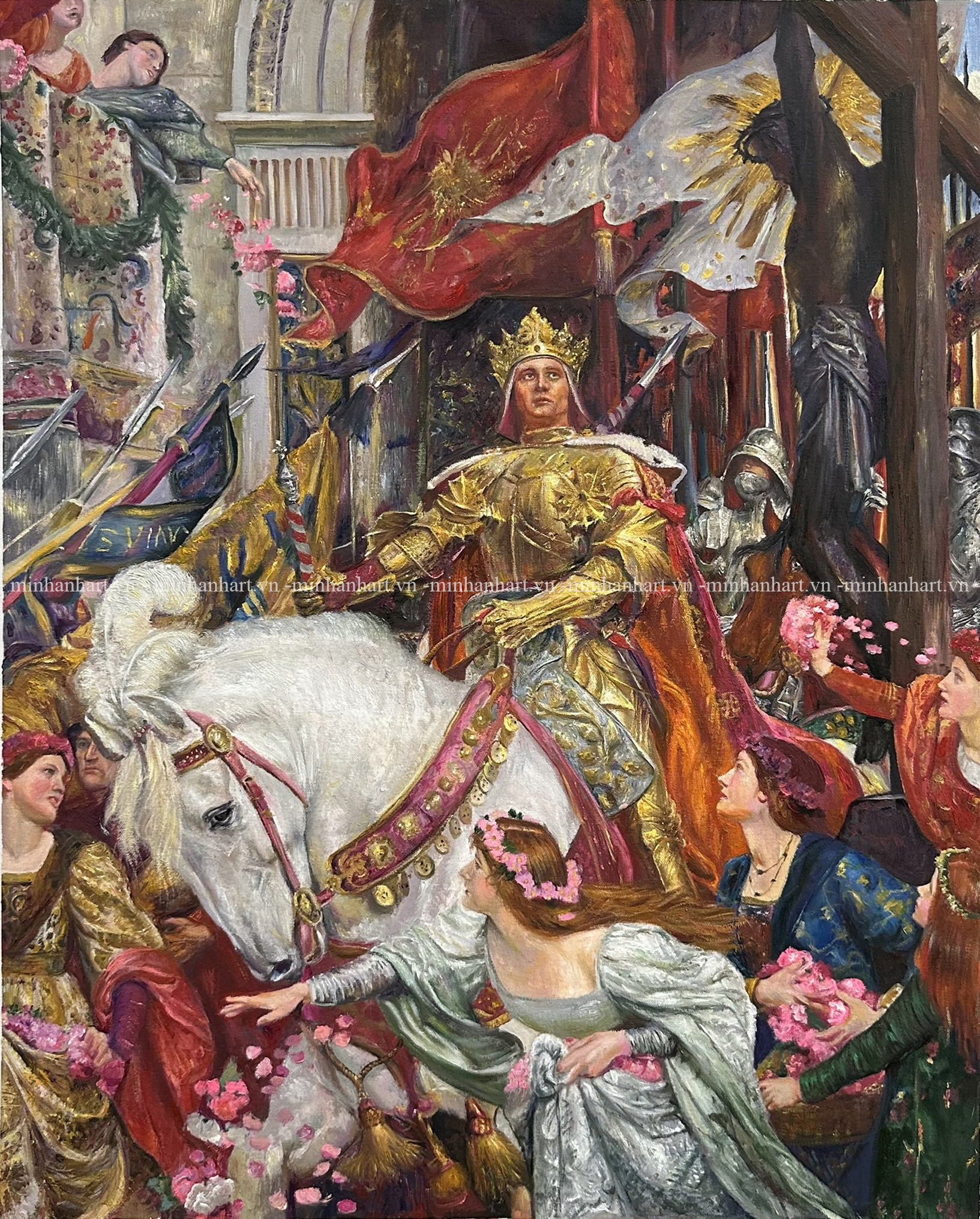 Hai Vương Miện của Frank Dicksee