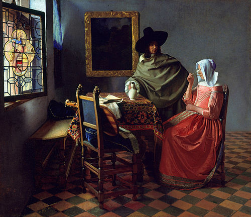 The Wine Glass - Vermeer