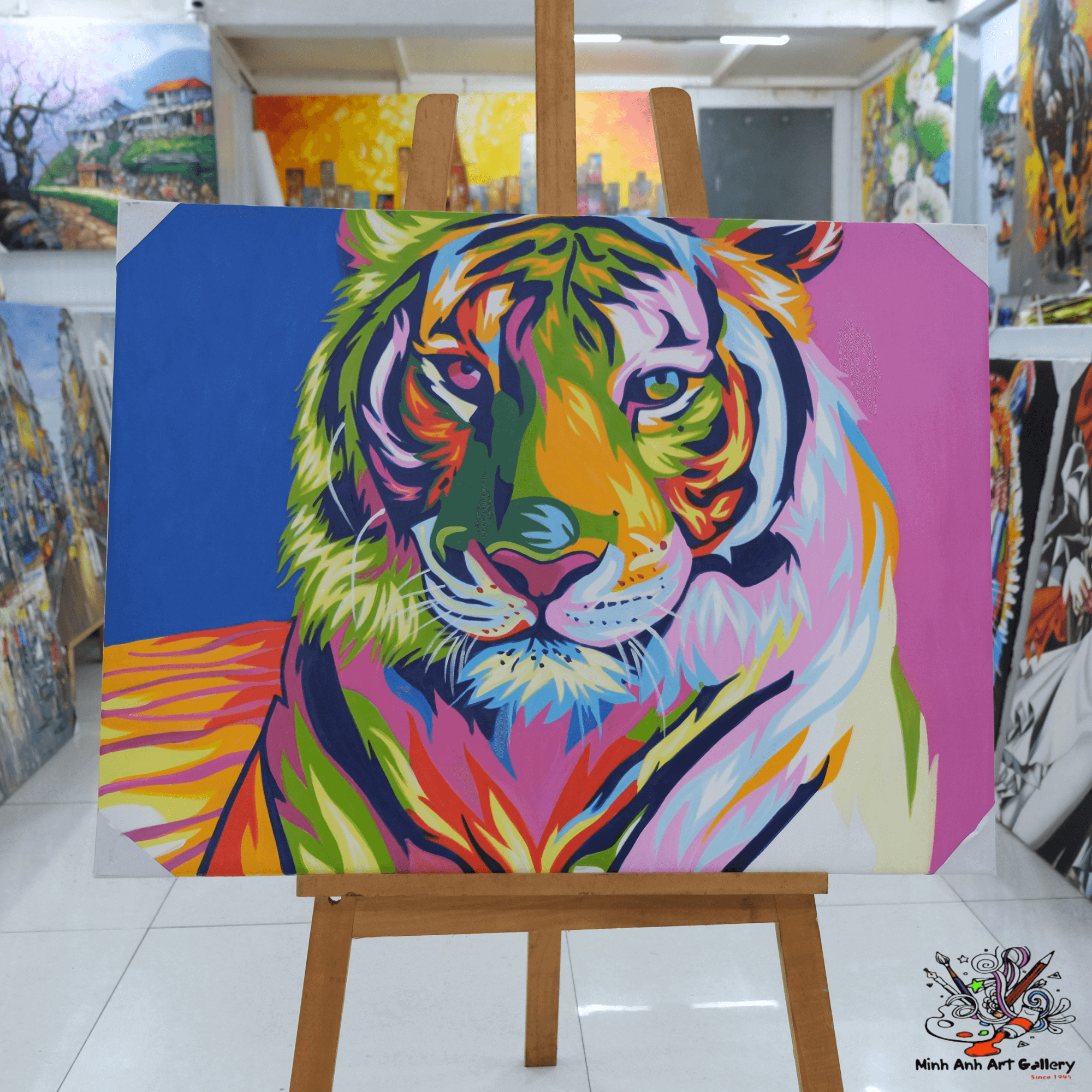 Tiger painting