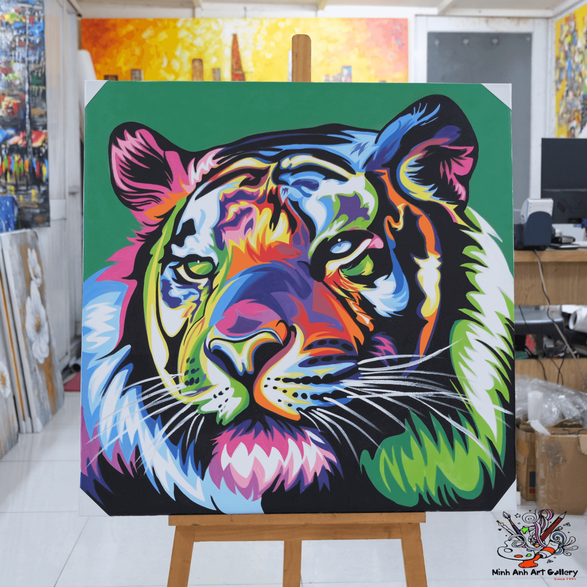 Tiger painting