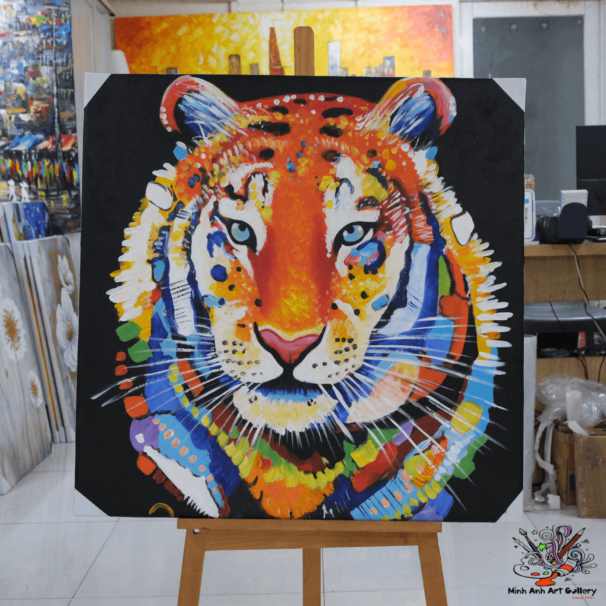 Tiger painting