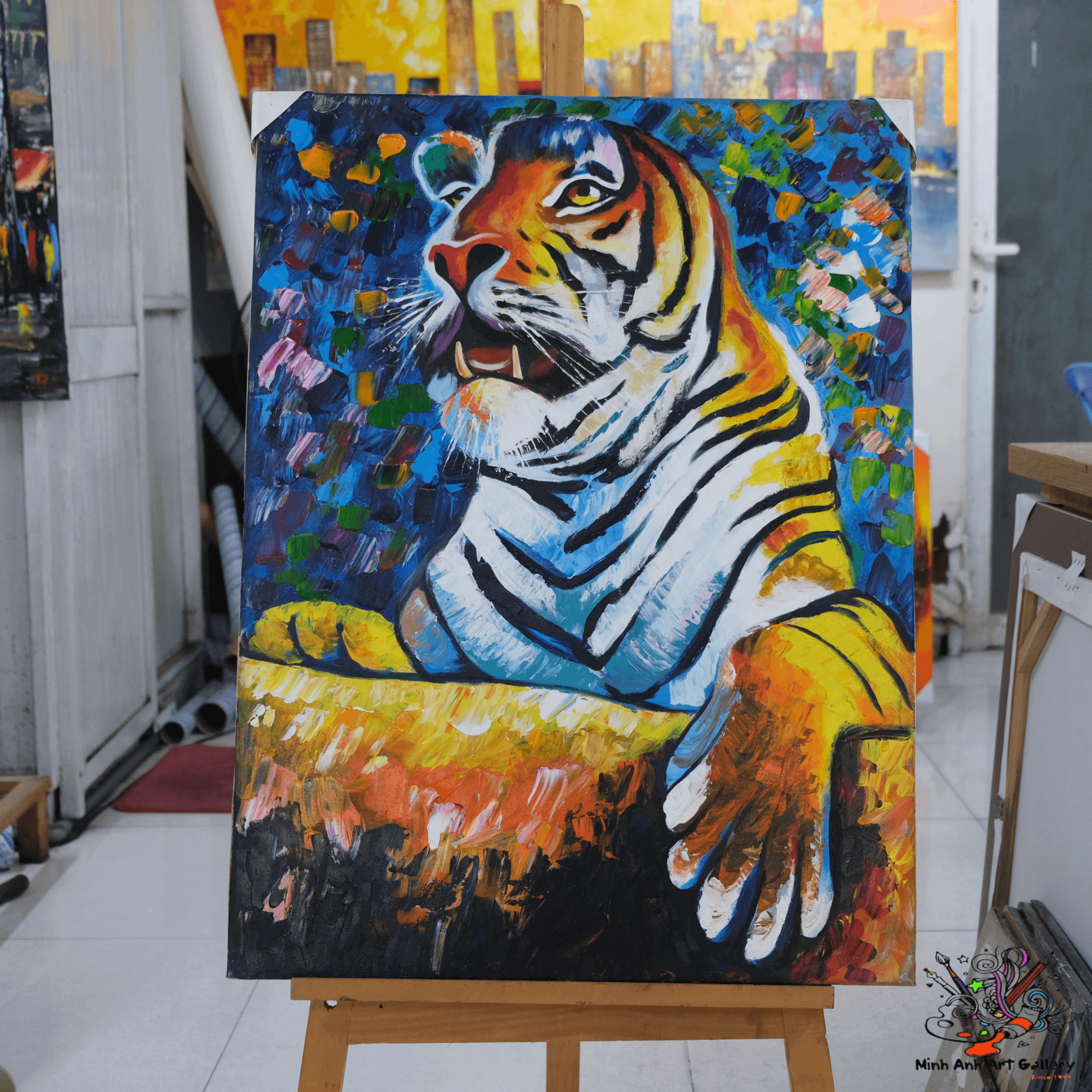 Tiger painting