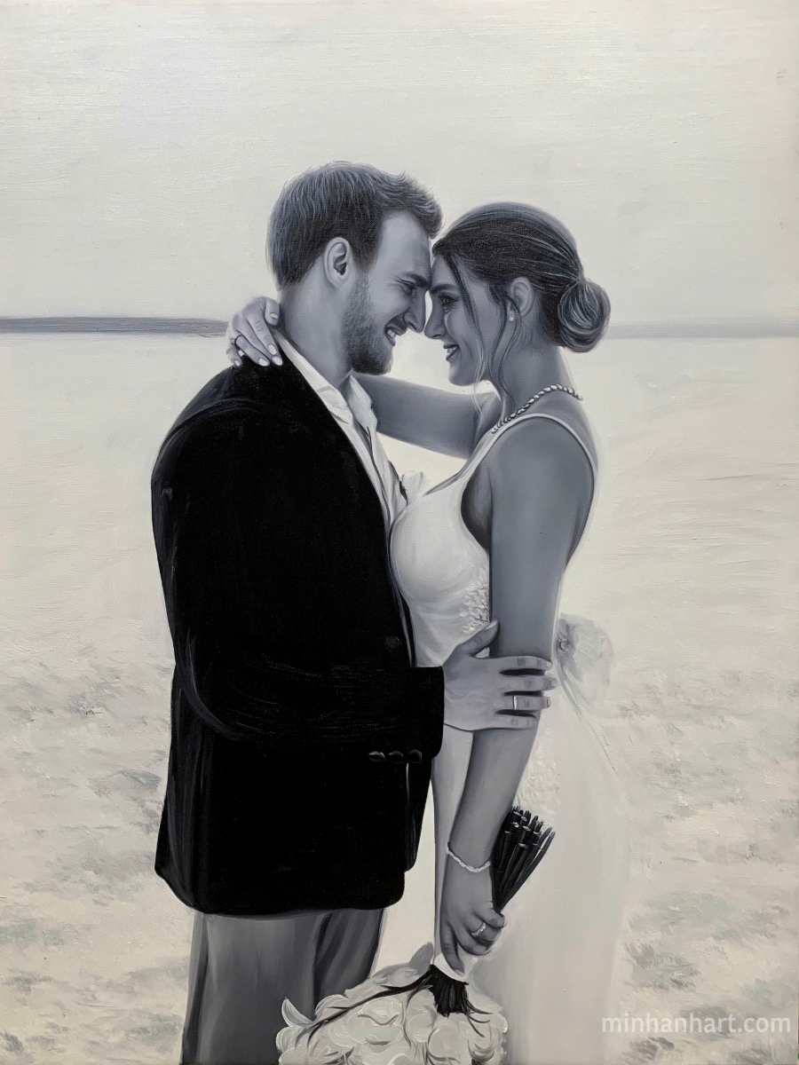 Timeless Love in Black and White: The Power of Monochrome Wedding Portraits