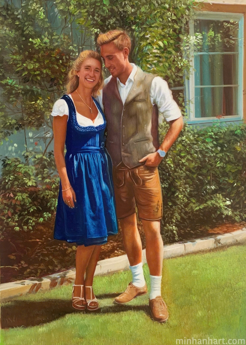 Traditional Couple Portrait – A Beautiful Blend of Culture and Love
