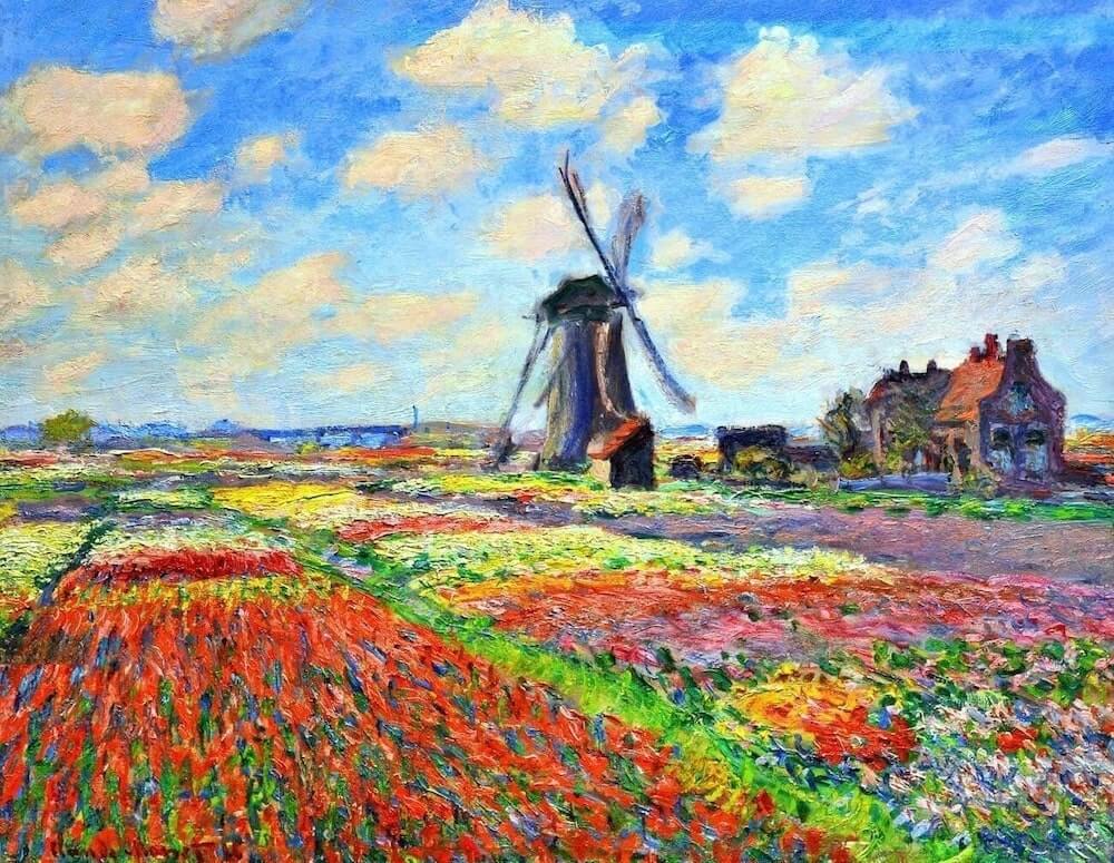Tulip Fields - Monet