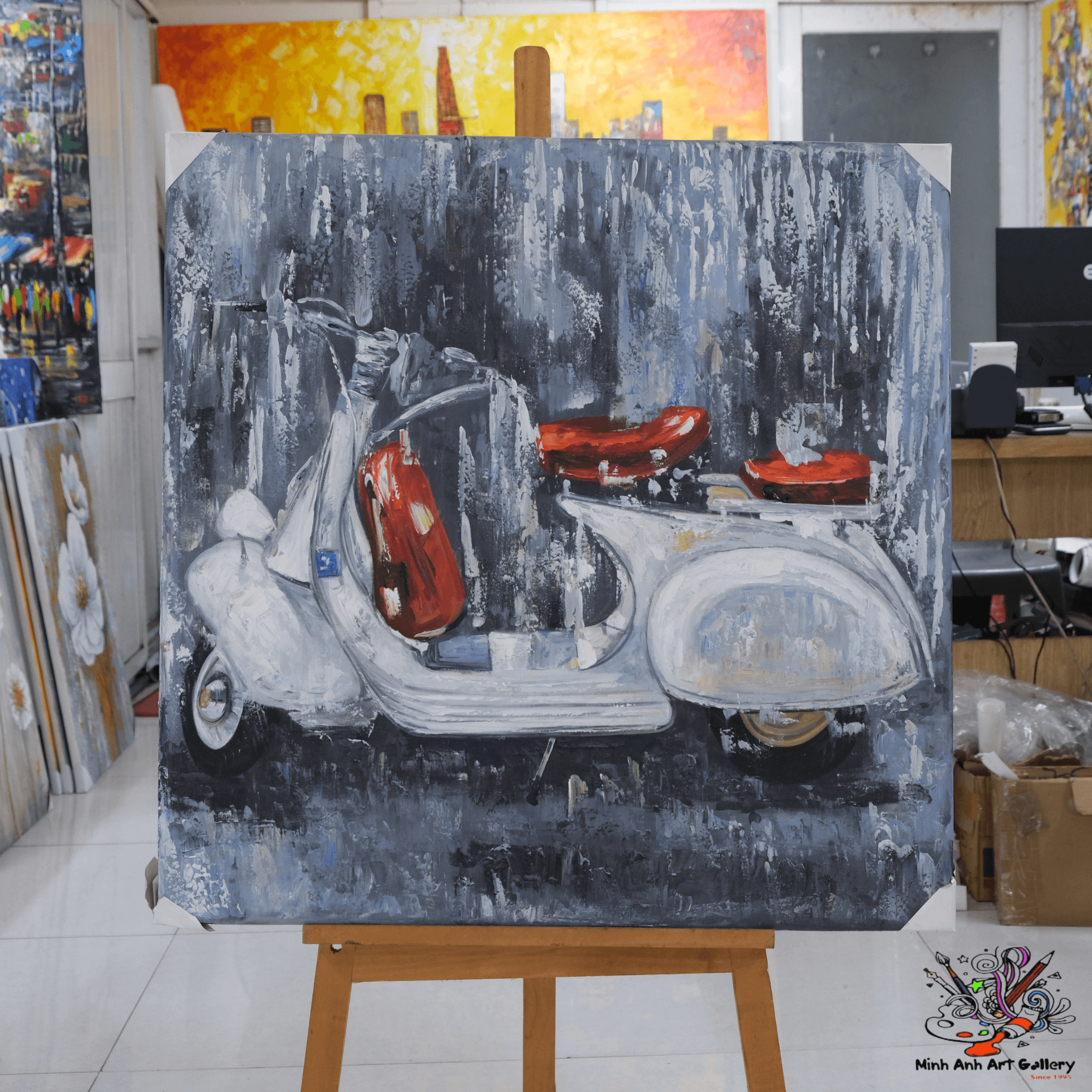 Vespa painting