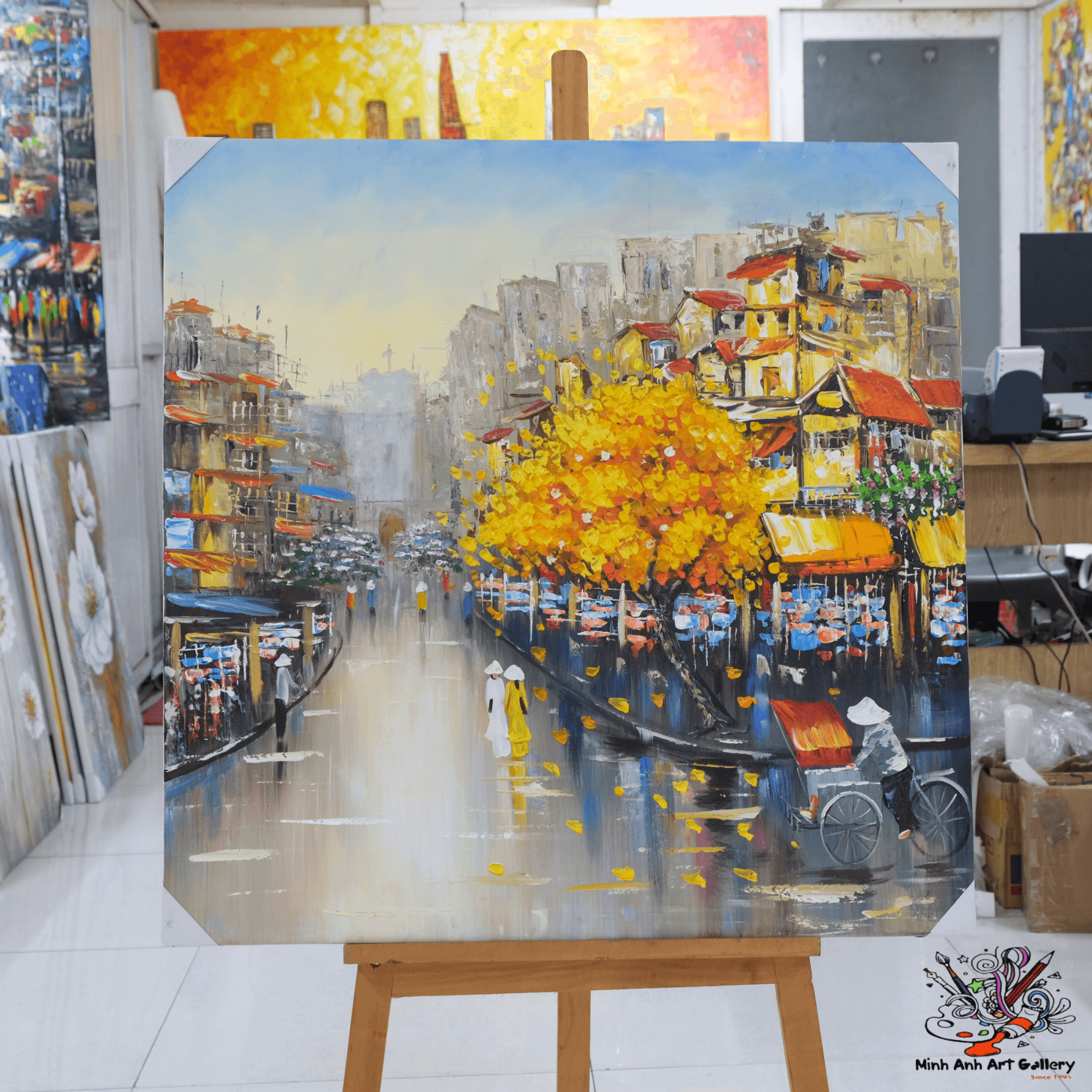 Vietnam village  painting
