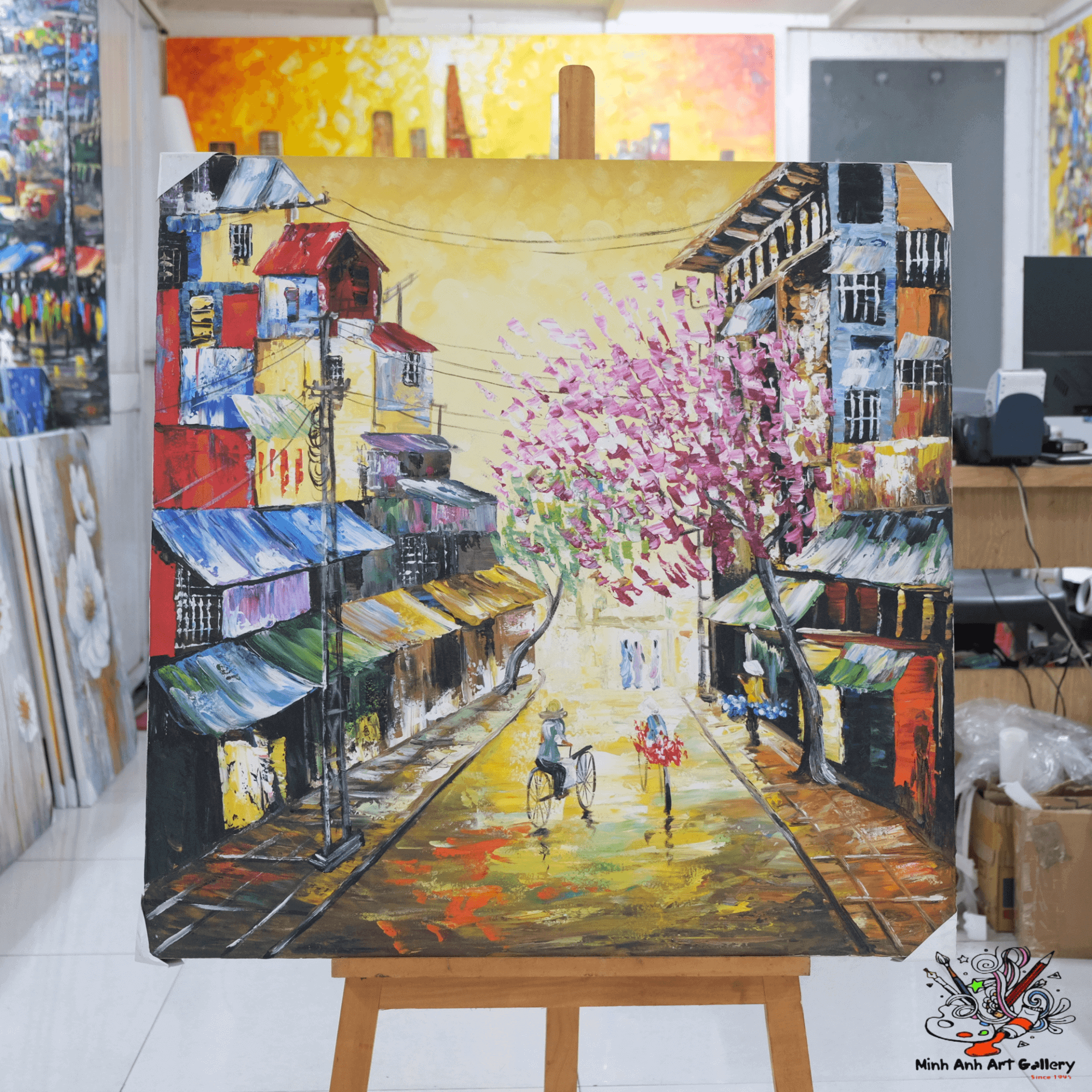 Vietnam village  painting
