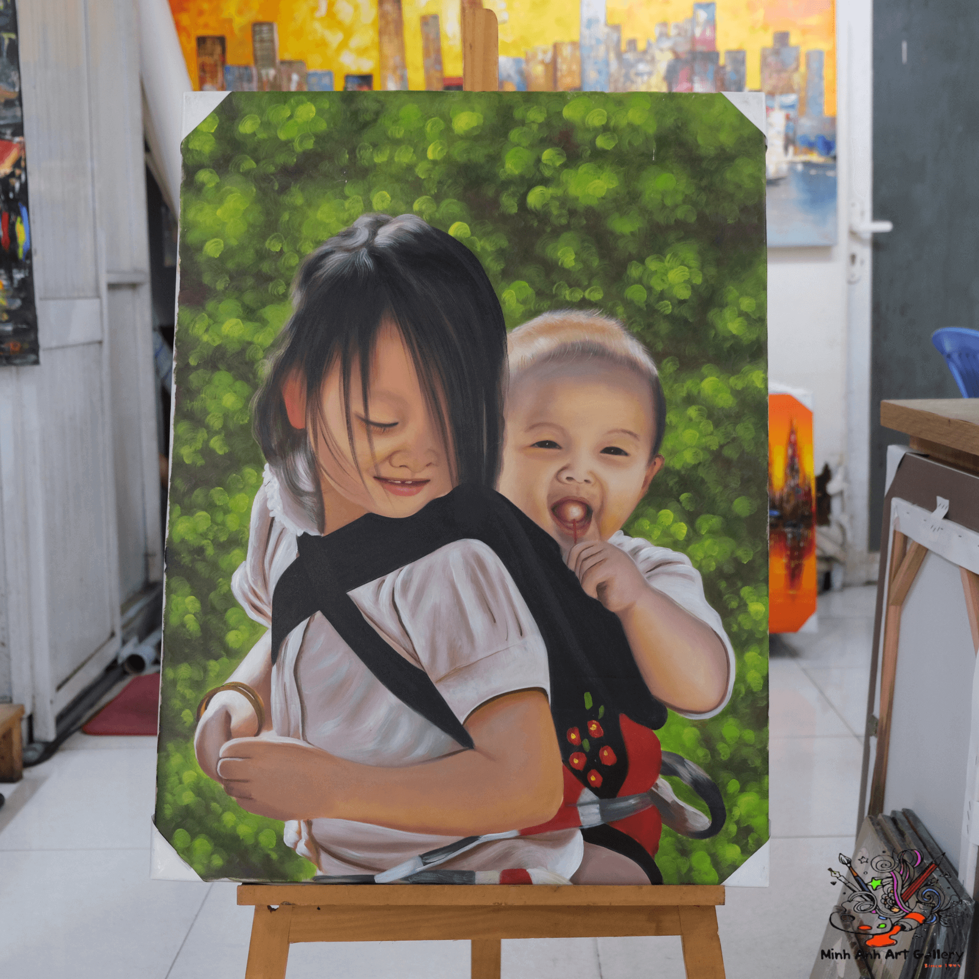 Vietnamese People painting