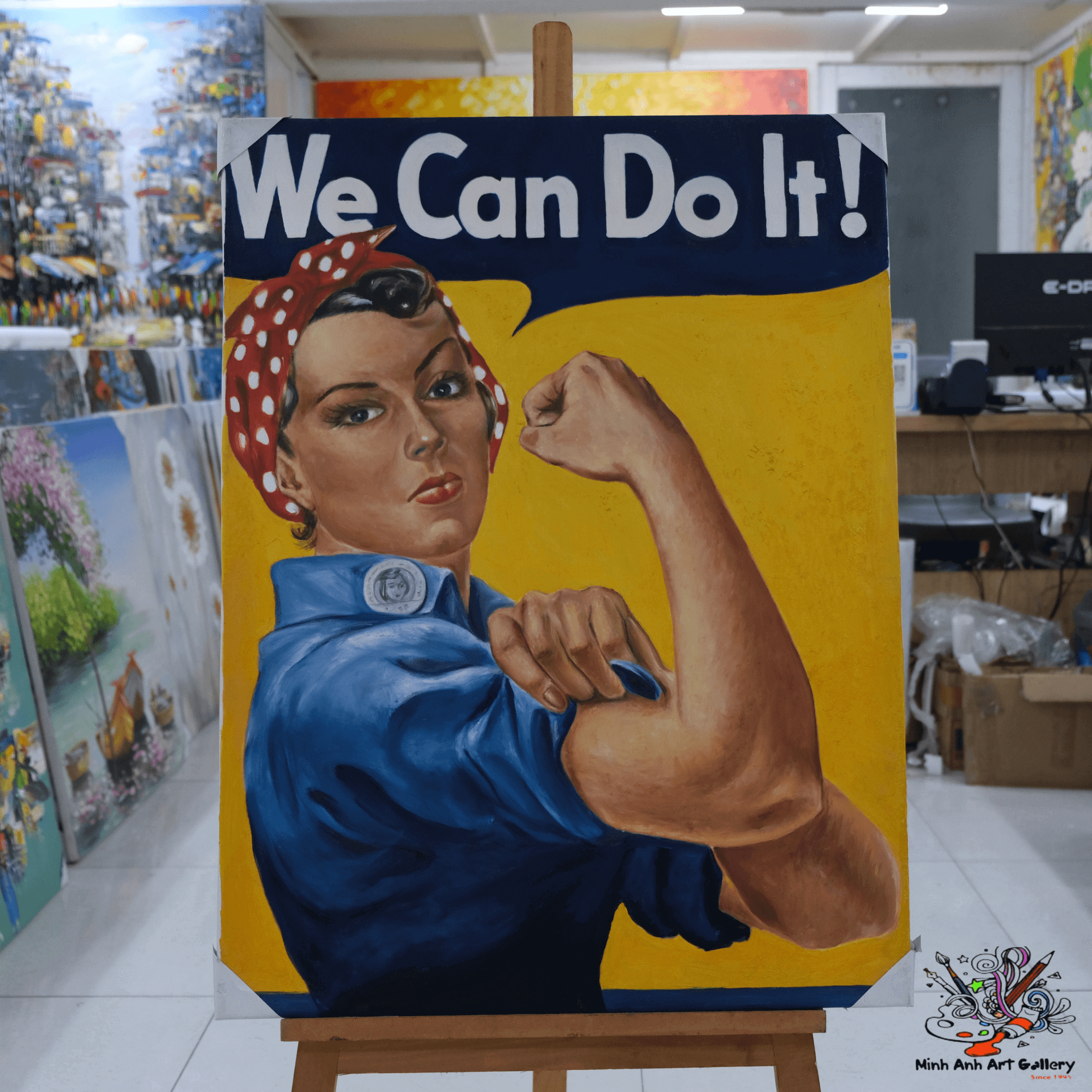 We Can Do It painting