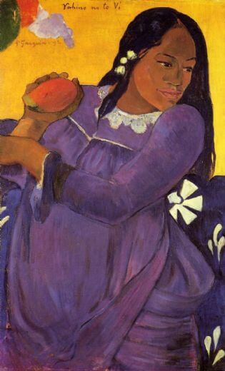 Người phụ nữ với quả xoài Paul Gauguin