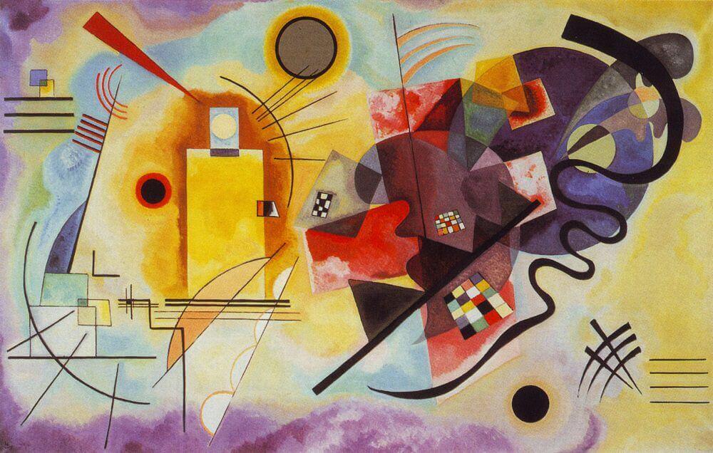 Yellow Red Blue - Kandinsky