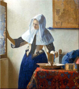 Young Woman with a Water - Vermeer