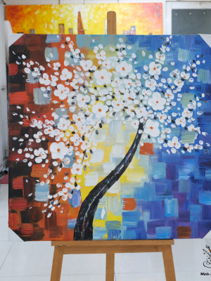 Abstract tree painting