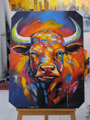 Buffalo painting