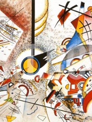 Bức tranh Aquarelle nhộn nhịp của Kandinsky