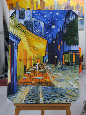 Café Terrace at Night by Van Gogh