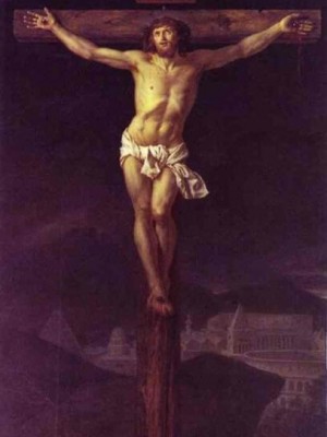 Christ on the Cross 2 - Jacques Louis David