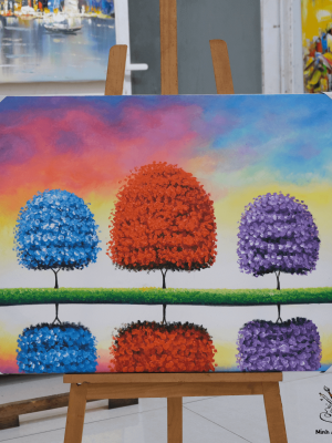 Colorful trees