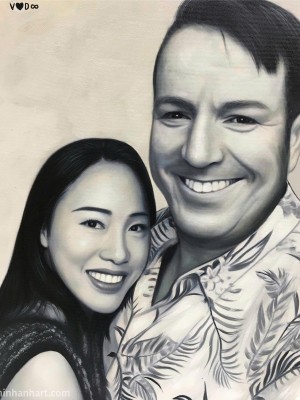 Custom Couple Portrait – A Unique Way to Celebrate Love