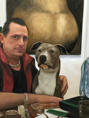 Custom Portrait with Dog – A Raw, Intimate Glimpse into Bond and Identity