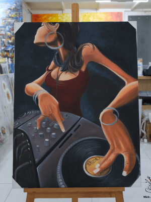 DJ painting