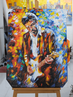 Eric Clapton painting