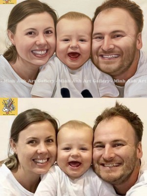 Family Portrait – Cherishing a Joyful Moment Together