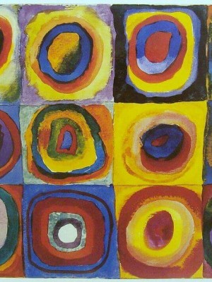 Farbstudie Quadrate Kandinsky