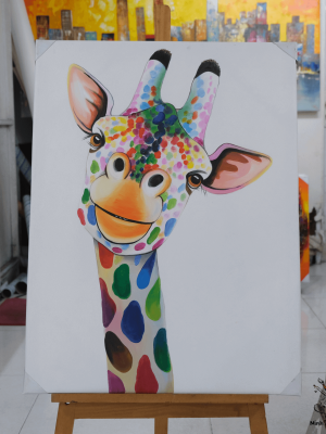 Giraffe painting
