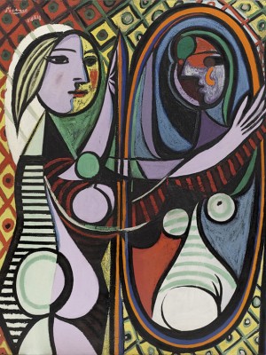 Cô gái trước gương Picasso