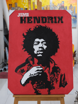 Jimi Hendrix painting