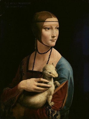 Người phụ nữ với một con chồn ecmin Leonardo da Vinci