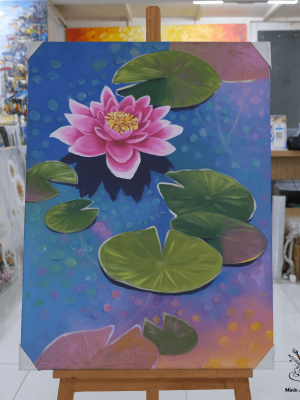 Lotus painting