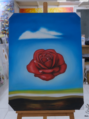 Meditative Rose by Salvador Dali
