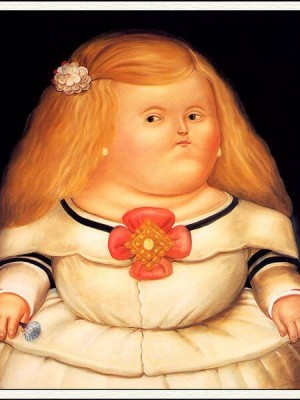 Menina After Velazquez Botero