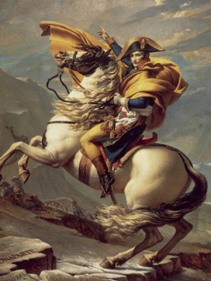 Napoleon Crossing the Alps - Jacques Louis David