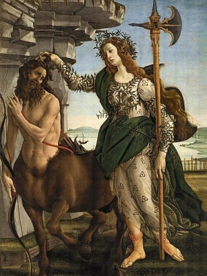 Pallas and the Centaur - Botticelli