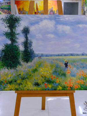 Poppy Field by Claude Monet