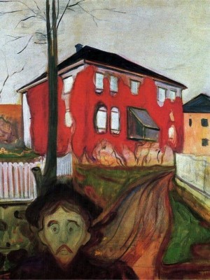 Red Virginia Creeper - Edvard Munch