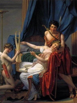 Sappho and Phaon 1809 - Jacques Louis David