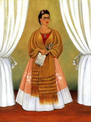 Self portrait dedicated to Leon Trotsky - frida kahlo