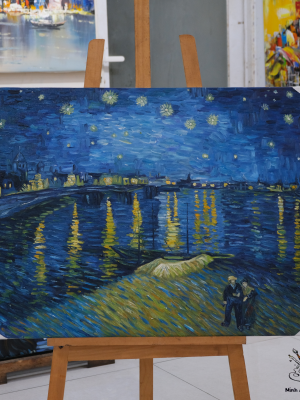 Starry Night over the Rhone by Van Gogh
