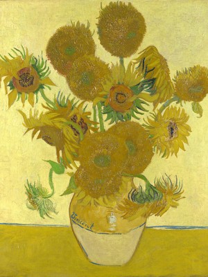 Tranh tĩnh vật với hoa hướng dương của Vincent van Gogh