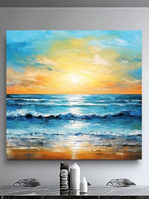 Sunset Seascape Abstract painting