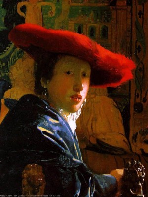 The Girl with The Red Hat - Vermeer