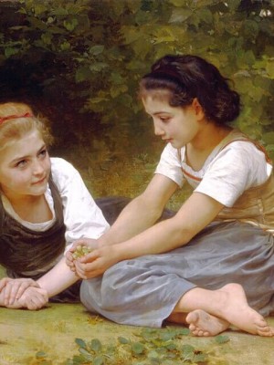 The Nut Gatherers - William Adolphe Bouguereau